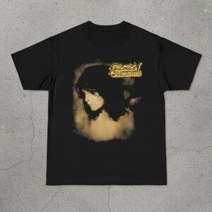 Vintage Rock Graphic T-Shirt – Retro Portrait Tee – Unisex Black Band Style